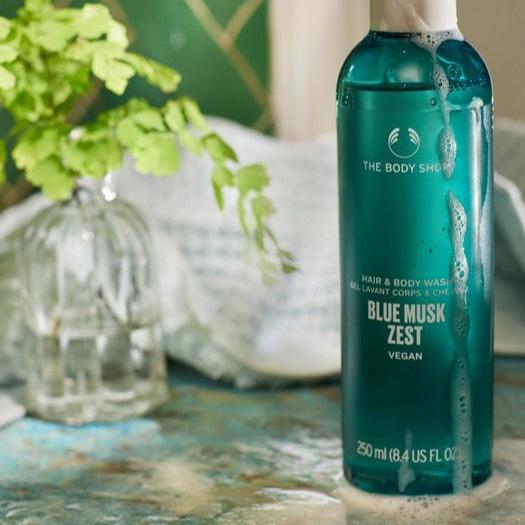 Blue Musk Zest Hair And Body Wash - Image 2